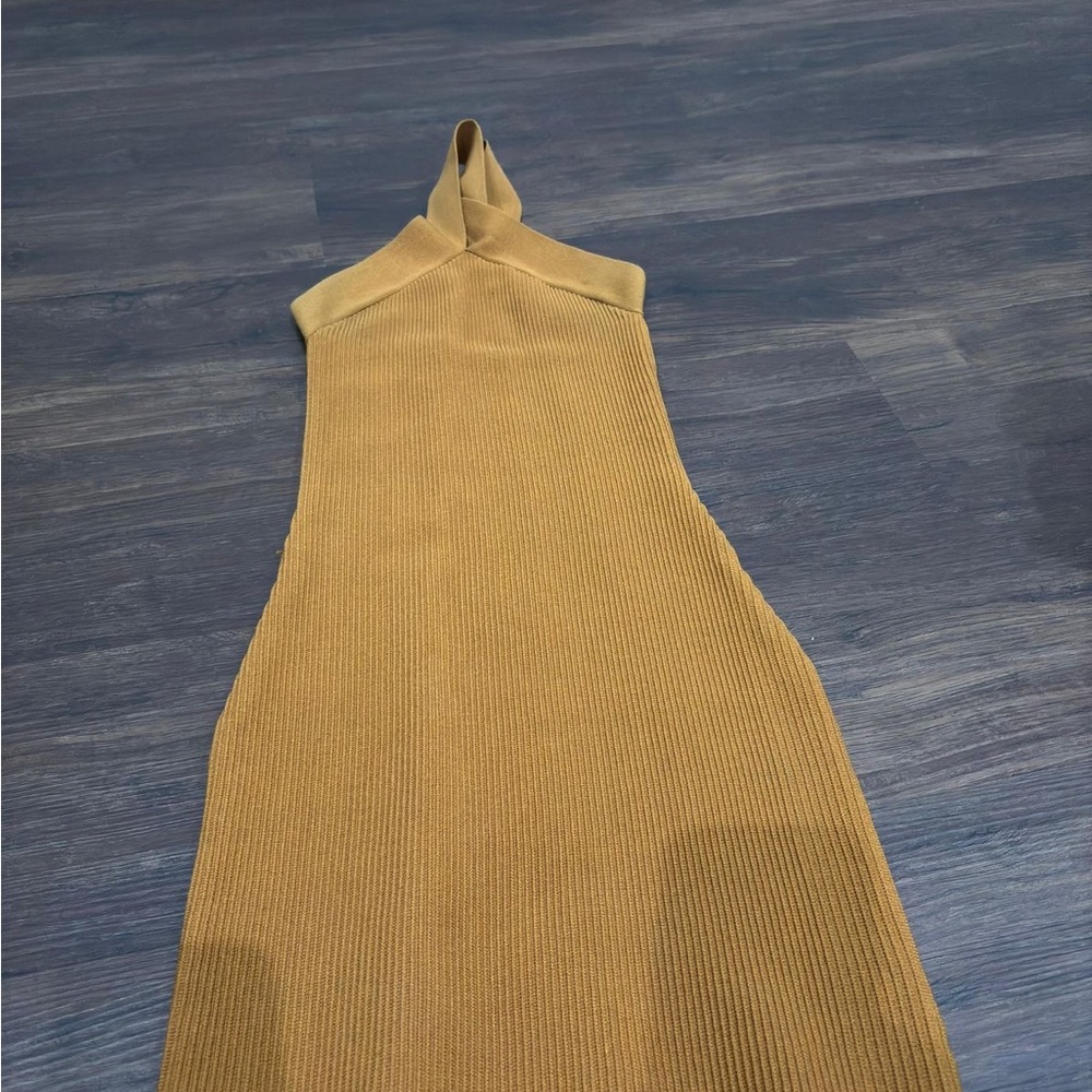 Aritzia Babaton Mini Dress in Tan